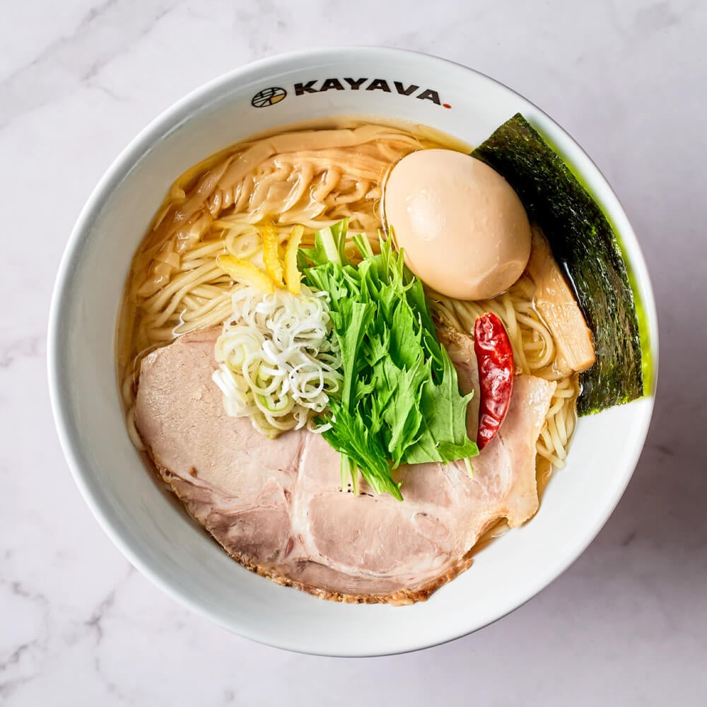 味玉清湯塩ラーメン