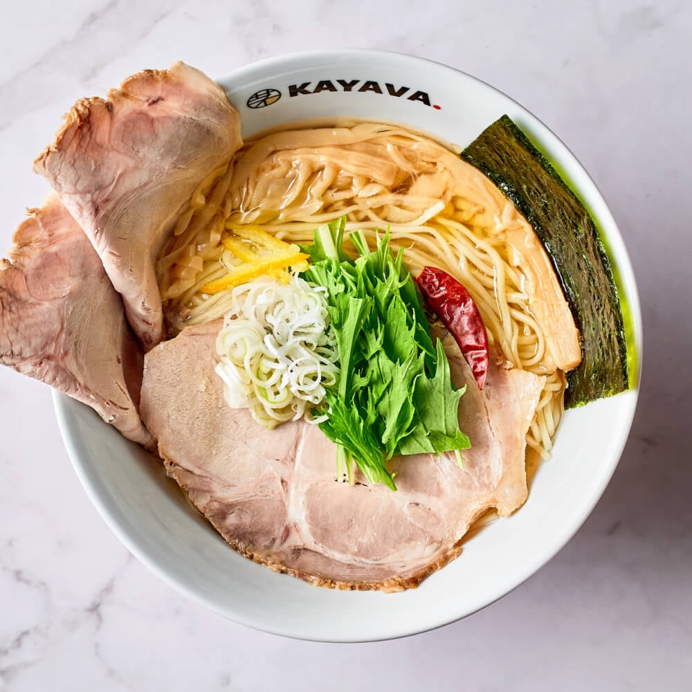 チャーシュー清湯塩ラーメン
